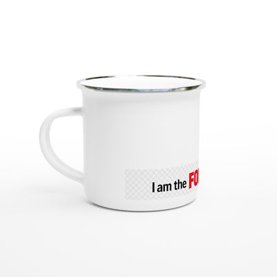 White 12oz Enamel Mug