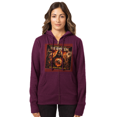 Organic Women's Heathered Zip Hoodie | Econscious EC4580